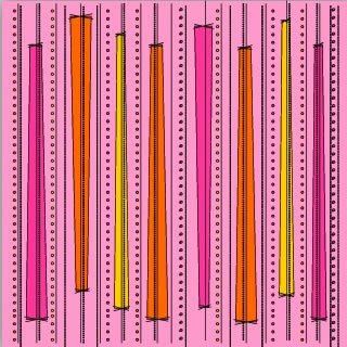 Heidi Grace Designs - spectrum pyo funky stripe 12x12 paper  (pack of 10)